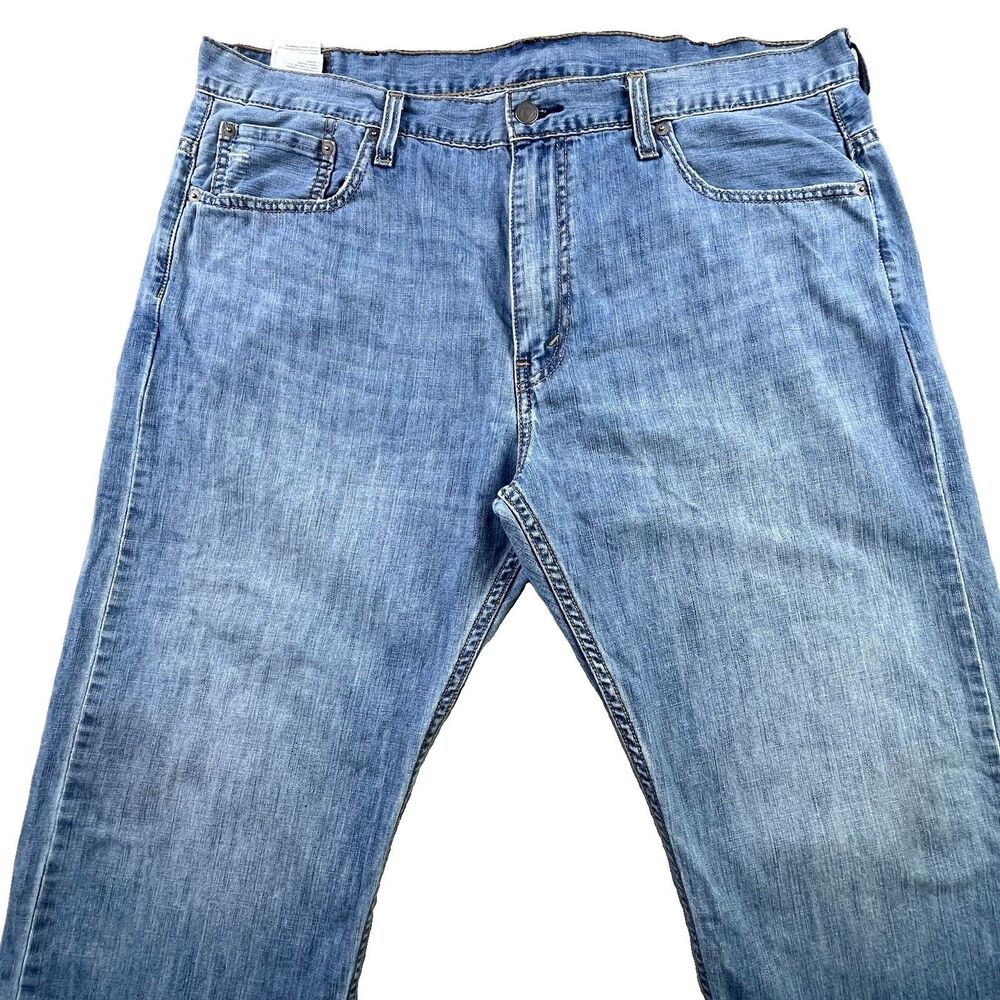 Levis 569 Jeans Mens 38x32 (Fits 38x30) Blue Denim Loose Straight Baggy Y2K